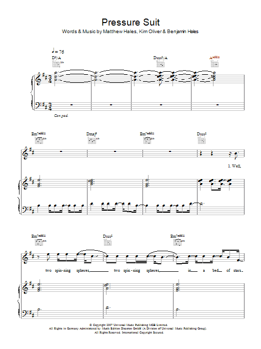 Learn to play Aqualung Pressure Suit sheet music for Piano, Vocal & Guitar Chords in minutes. Price: 7.8900$ Aqualung Pressure Suit sheet music notes and chords arranged for Piano, Vocal & Guitar Chords