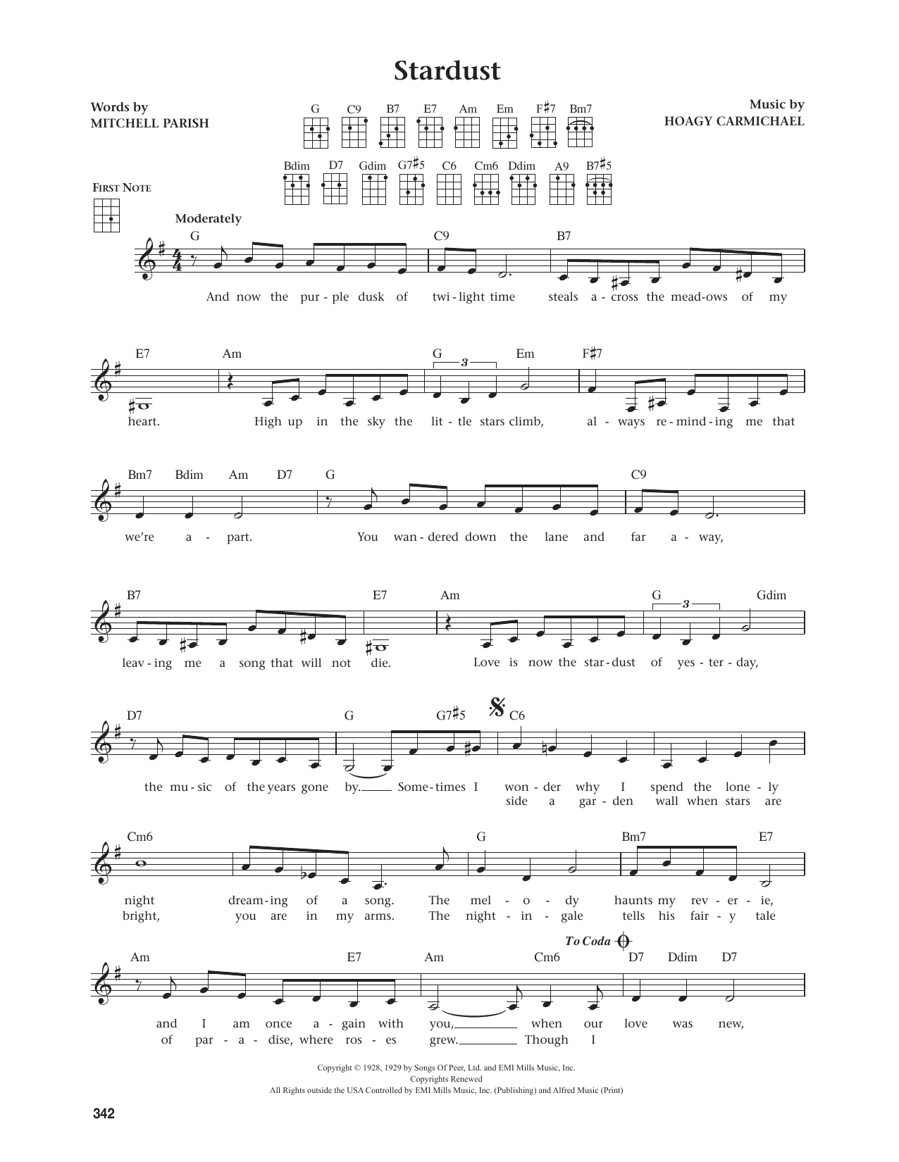 Artie Shaw Stardust (from The Daily Ukulele) (arr. Jim Beloff) sheet music notes and chords. Download Printable PDF.