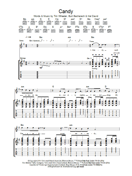 Learn to play Ash Candy sheet music for Guitar Tab in minutes. Price: 7.8900$ Ash Candy sheet music notes and chords arranged for Guitar Tab