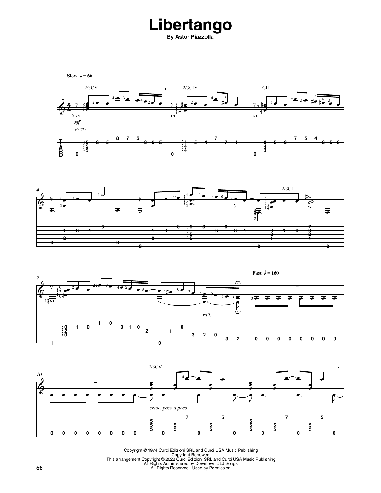 Astor Piazzolla Libertango (arr. Celil Refik Kaya) sheet music notes and chords. Download Printable PDF.