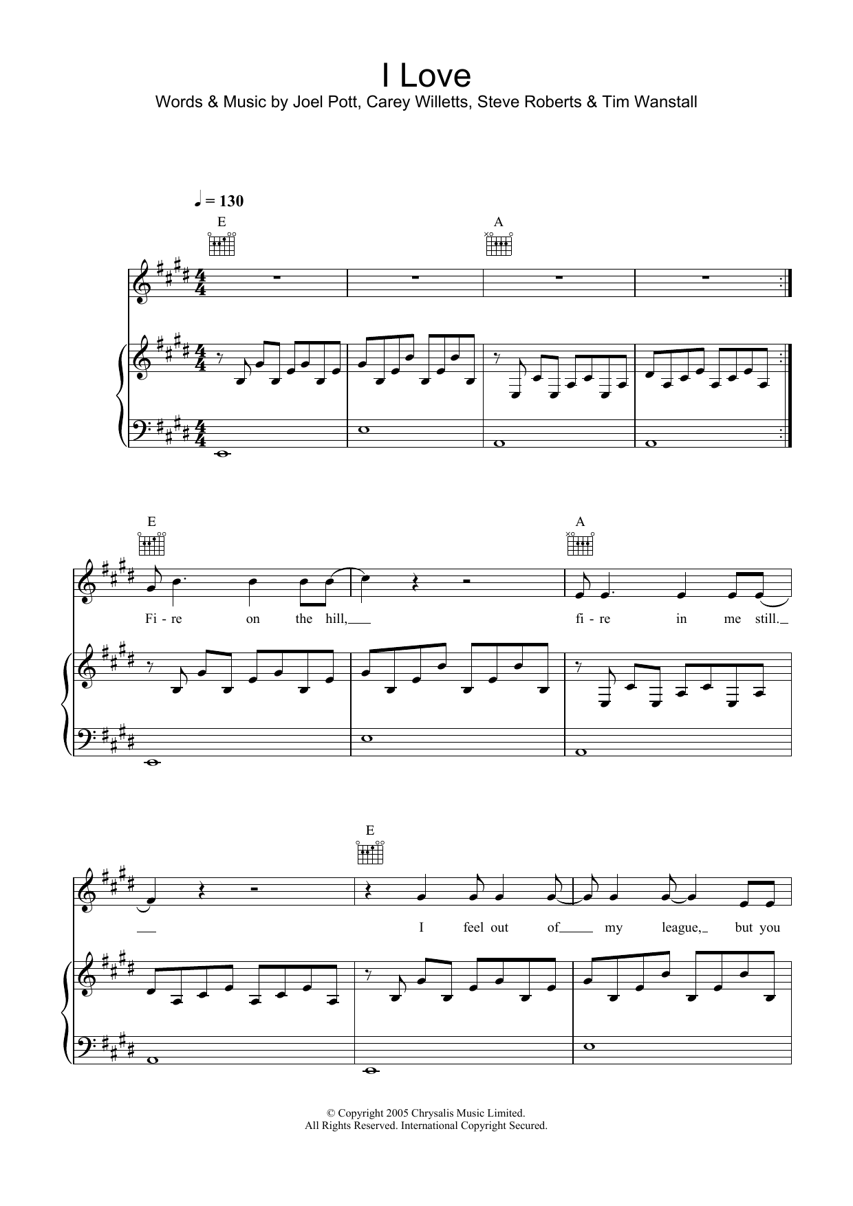 Learn to play Athlete I Love sheet music for Piano, Vocal & Guitar Chords in minutes. Price: 7.8900$ Athlete I Love sheet music notes and chords arranged for Piano, Vocal & Guitar Chords