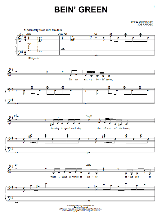 Learn to play Audra McDonald Bein' Green sheet music for Piano & Vocal in minutes. Price: 7.8900$ Audra McDonald Bein' Green sheet music notes and chords arranged for Piano & Vocal