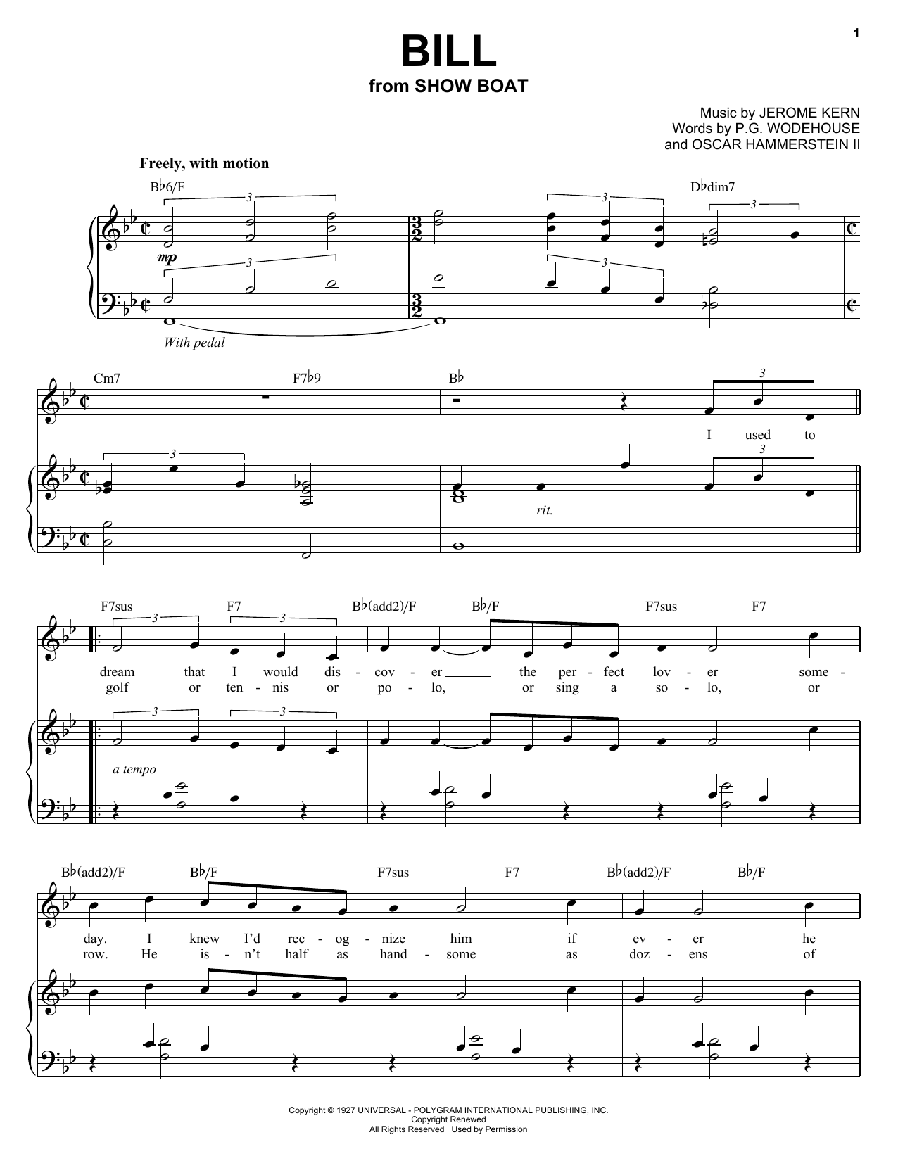Learn to play Audra McDonald Bill sheet music for Piano, Vocal & Guitar Chords (Right-Hand Melody) in minutes. Price: 7.8900$ Audra McDonald Bill sheet music notes and chords arranged for Piano, Vocal & Guitar Chords (Right-Hand Melody)