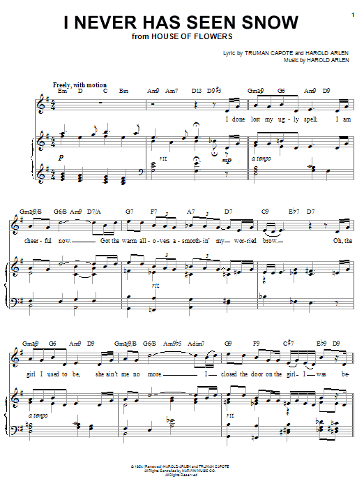 Audra McDonald I Never Has Seen Snow sheet music notes and chords. Download Printable PDF.