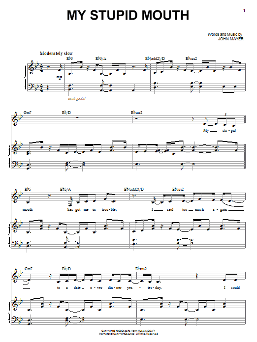 Audra McDonald My Stupid Mouth sheet music notes and chords arranged for Piano & Vocal