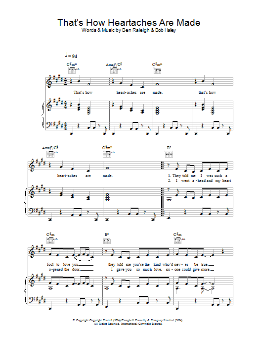Learn to play Baby Washington That's How Heartaches Are Made sheet music for Piano, Vocal & Guitar Chords in minutes. Price: 7.8900$ Baby Washington That's How Heartaches Are Made sheet music notes and chords arranged for Piano, Vocal & Guitar Chords