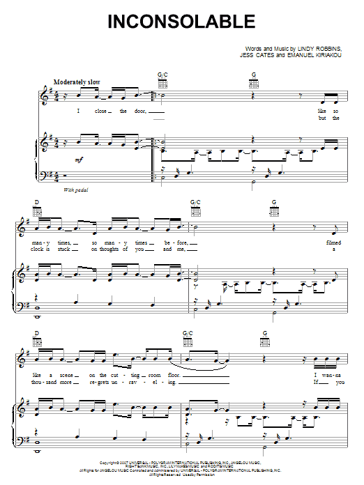 Learn to play Backstreet Boys Inconsolable sheet music for Piano, Vocal & Guitar Chords in minutes. Price: 7.8900$ Backstreet Boys Inconsolable sheet music notes and chords arranged for Piano, Vocal & Guitar Chords