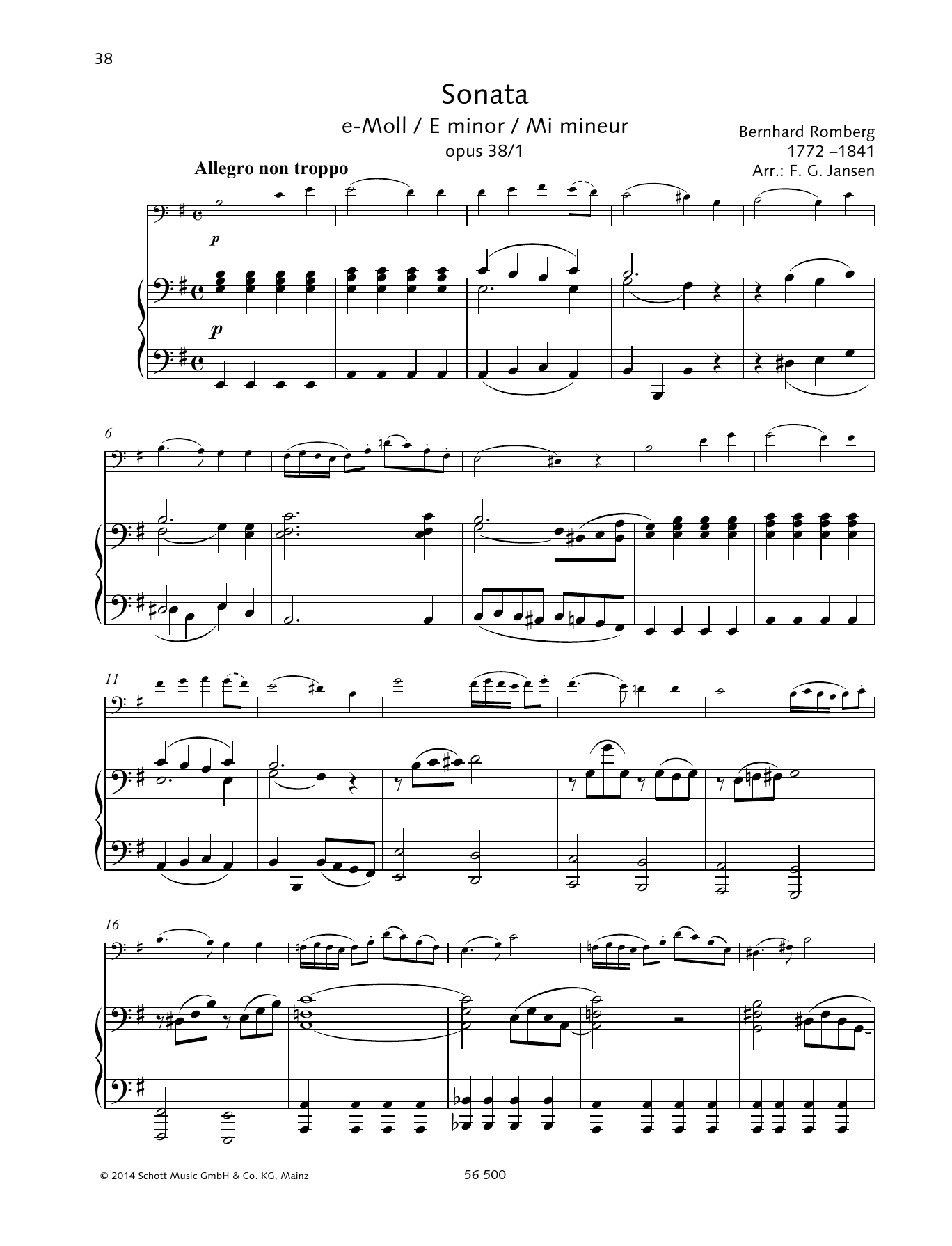 Learn to play Baldassare Galuppi Sonata E minor sheet music for String Solo in minutes. Price: 5.9900$ Baldassare Galuppi Sonata E minor sheet music notes and chords arranged for String Solo