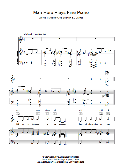 Learn to play Benny Goodman Man Here Plays Fine Piano sheet music for Piano, Vocal & Guitar Chords in minutes. Price: 7.8900$ Benny Goodman Man Here Plays Fine Piano sheet music notes and chords arranged for Piano, Vocal & Guitar Chords