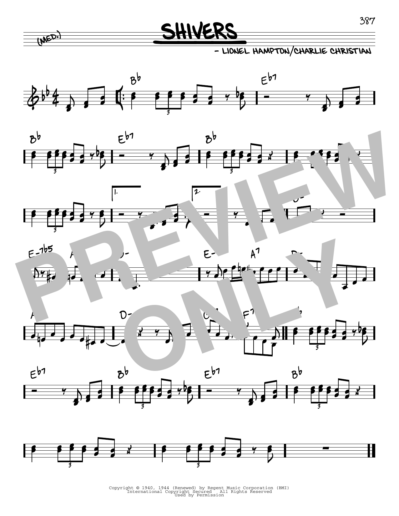Learn to play Benny Goodman Shivers sheet music for Real Book – Melody & Chords in minutes. Price: 5.9900$ Benny Goodman Shivers sheet music notes and chords arranged for Real Book – Melody & Chords