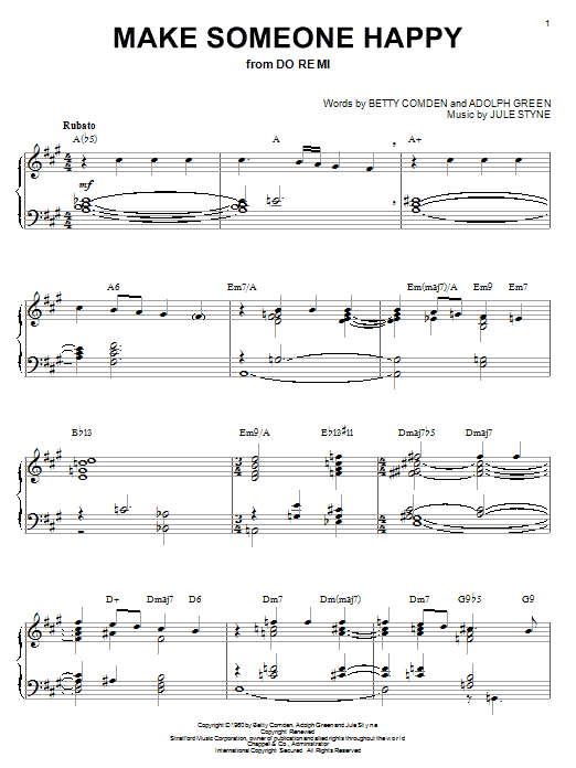 Learn to play Bill Evans Make Someone Happy sheet music for Piano Solo in minutes. Price: 7.8900$ Bill Evans Make Someone Happy sheet music notes and chords arranged for Piano Solo