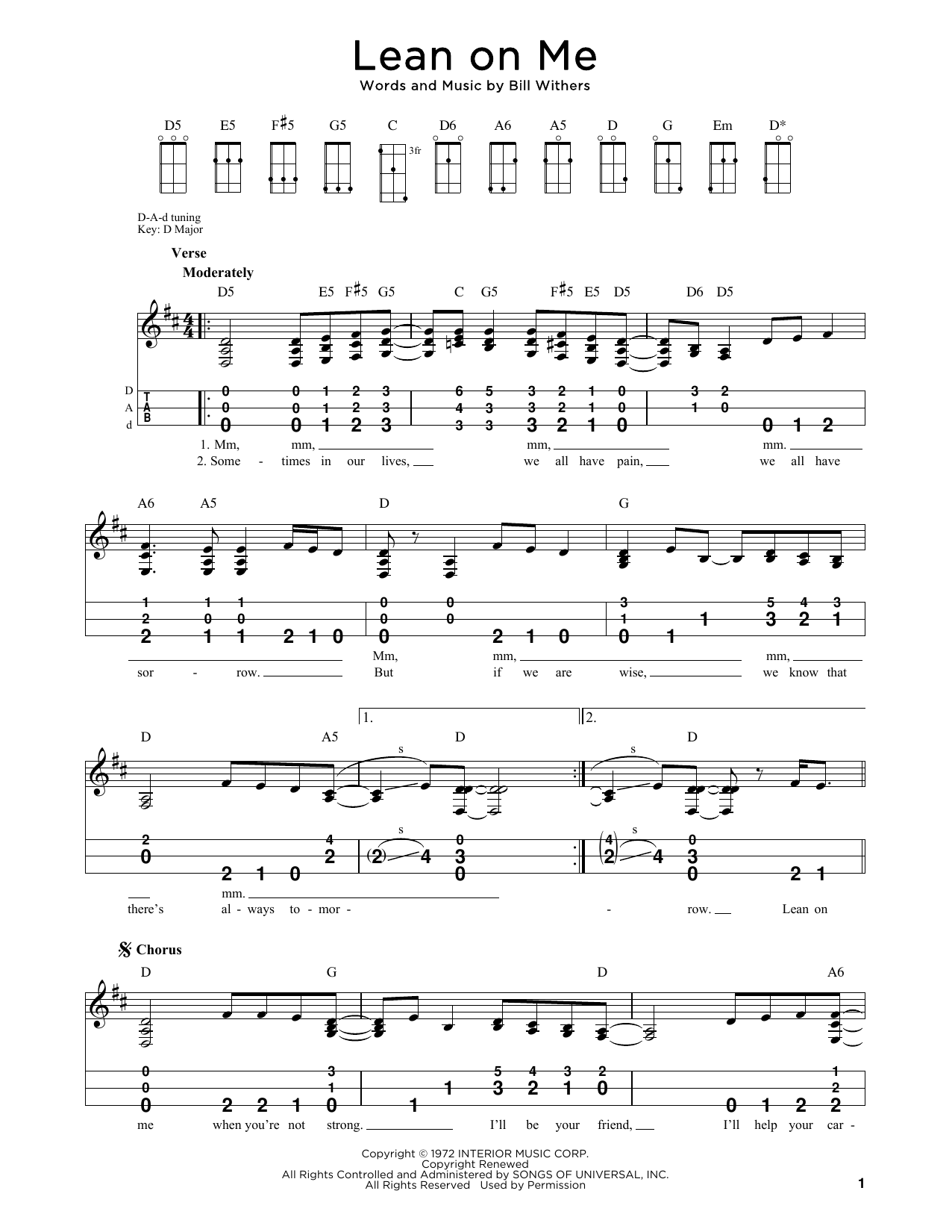 Bill Withers Lean On Me (arr. Steven B. Eulberg) sheet music notes and chords. Download Printable PDF.