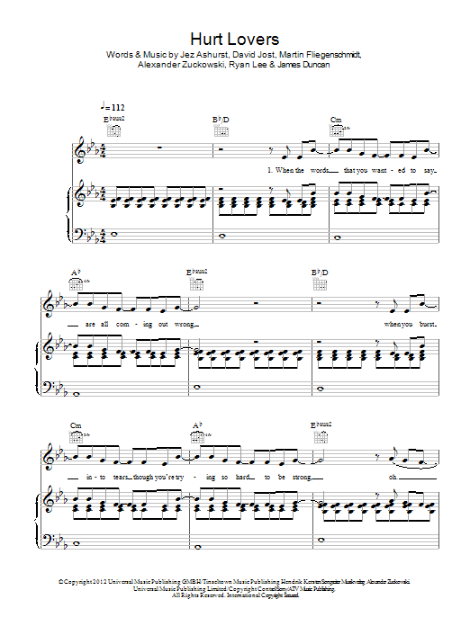Learn to play Blue Hurt Lovers sheet music for Piano, Vocal & Guitar Chords in minutes. Price: 7.8900$ Blue Hurt Lovers sheet music notes and chords arranged for Piano, Vocal & Guitar Chords