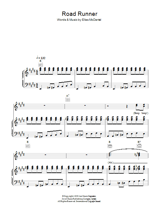 Learn to play Bo Diddley Road Runner sheet music for Piano, Vocal & Guitar Chords in minutes. Price: 7.8900$ Bo Diddley Road Runner sheet music notes and chords arranged for Piano, Vocal & Guitar Chords
