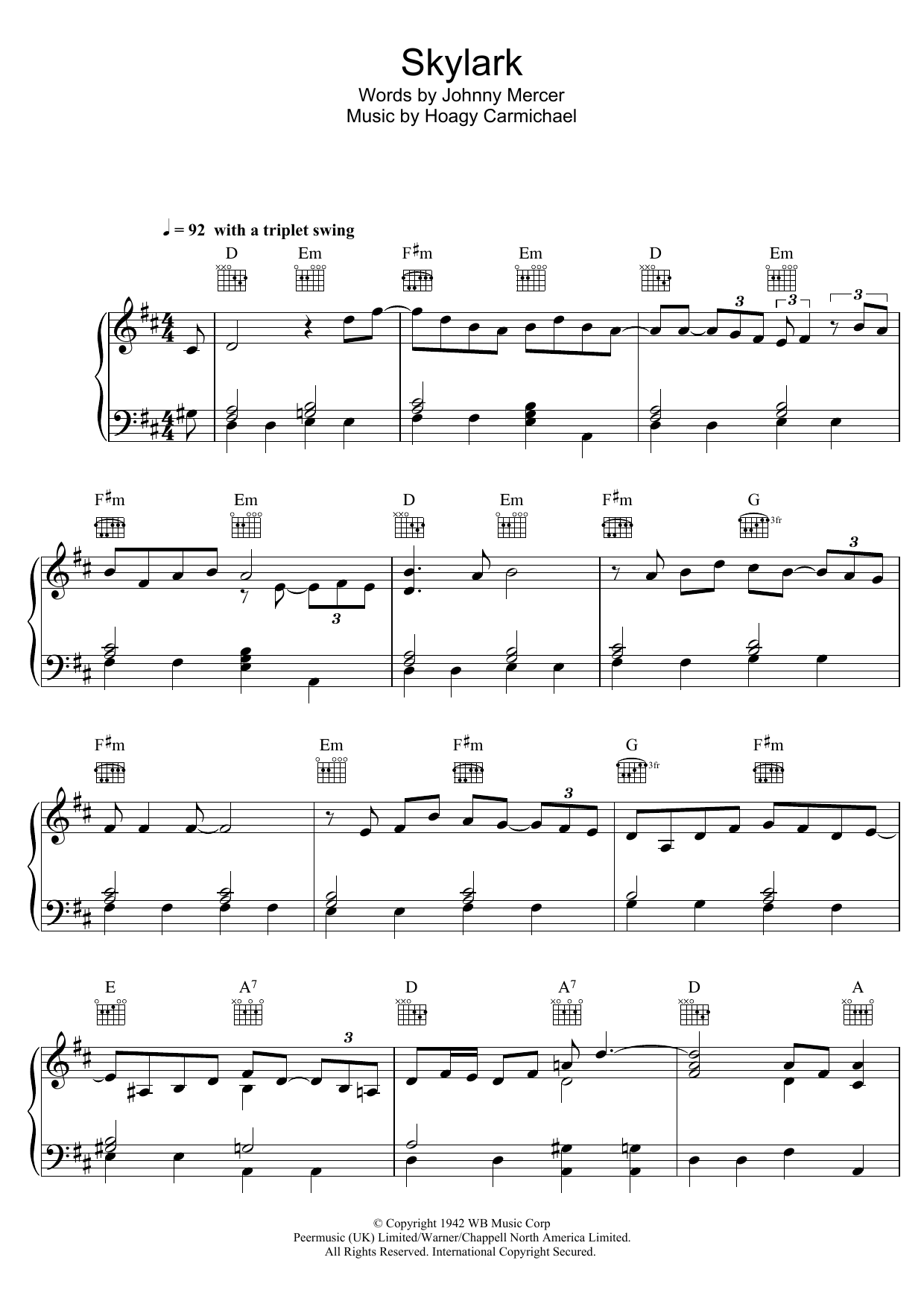 Learn to play Bob Dylan Skylark sheet music for Piano, Vocal & Guitar Chords in minutes. Price: 7.8900$ Bob Dylan Skylark sheet music notes and chords arranged for Piano, Vocal & Guitar Chords