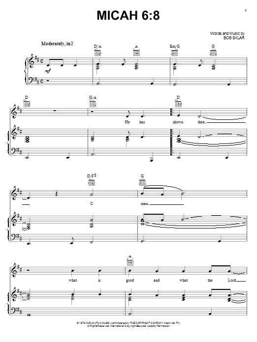 Bob Sklar 8 sheet music notes and chords. Download Printable PDF.