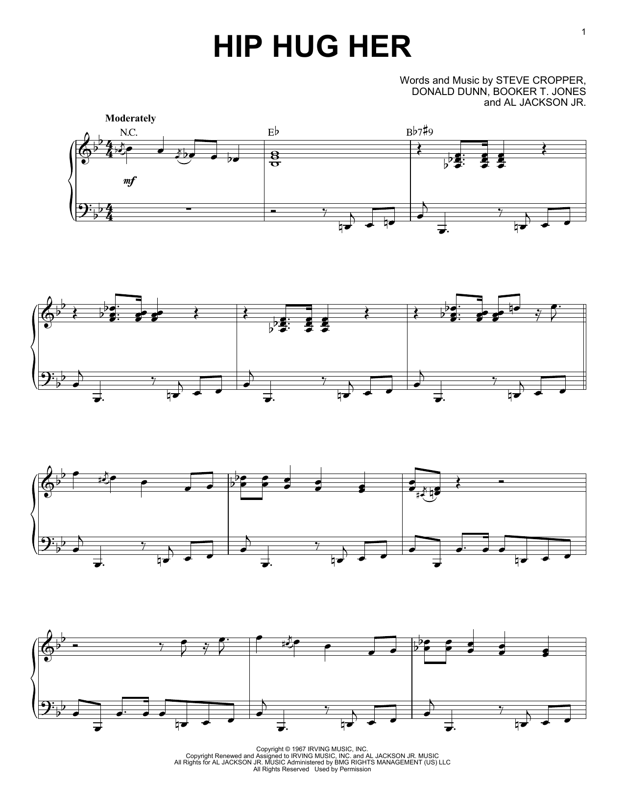 Learn to play Booker T. and The MGs Hip Hug Her sheet music for Piano, Vocal & Guitar Chords (Right-Hand Melody) in minutes. Price: 7.8900$ Booker T. and The MGs Hip Hug Her sheet music notes and chords arranged for Piano, Vocal & Guitar Chords (Right-Hand Melody)