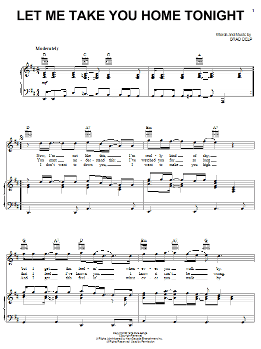 Learn to play Boston Let Me Take You Home Tonight sheet music for Piano, Vocal & Guitar Chords (Right-Hand Melody) in minutes. Price: 7.8900$ Boston Let Me Take You Home Tonight sheet music notes and chords arranged for Piano, Vocal & Guitar Chords (Right-Hand Melody)