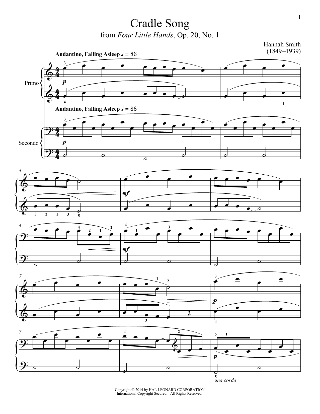 Bradley Beckman Cradle Song sheet music notes and chords. Download Printable PDF.