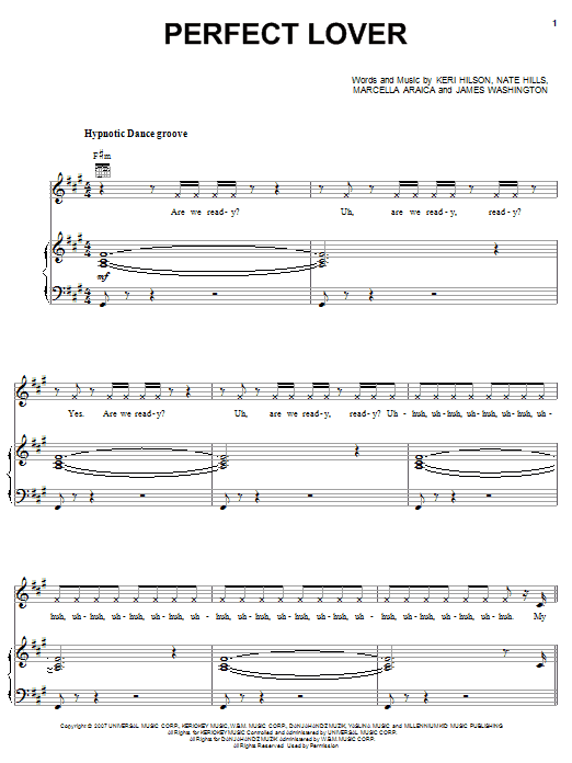 Learn to play Britney Spears Perfect Lover sheet music for Piano, Vocal & Guitar Chords (Right-Hand Melody) in minutes. Price: 7.8900$ Britney Spears Perfect Lover sheet music notes and chords arranged for Piano, Vocal & Guitar Chords (Right-Hand Melody)