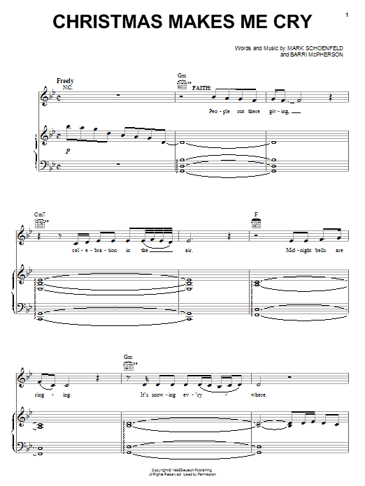Learn to play Brooklyn The Musical Christmas Makes Me Cry sheet music for Piano, Vocal & Guitar Chords (Right-Hand Melody) in minutes. Price: 7.8900$ Brooklyn The Musical Christmas Makes Me Cry sheet music notes and chords arranged for Piano, Vocal & Guitar Chords (Right-Hand Melody)