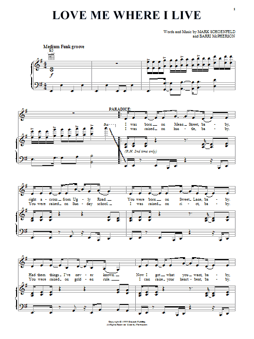 Learn to play Brooklyn The Musical Love Me Where I Live sheet music for Piano, Vocal & Guitar Chords (Right-Hand Melody) in minutes. Price: 7.8900$ Brooklyn The Musical Love Me Where I Live sheet music notes and chords arranged for Piano, Vocal & Guitar Chords (Right-Hand Melody)