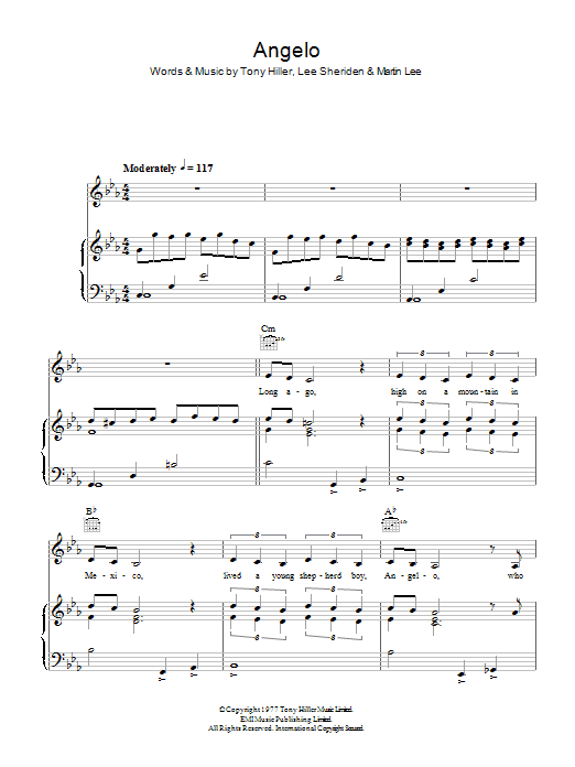 Learn to play Brotherhood Of Man Angelo sheet music for Piano, Vocal & Guitar Chords in minutes. Price: 7.8900$ Brotherhood Of Man Angelo sheet music notes and chords arranged for Piano, Vocal & Guitar Chords