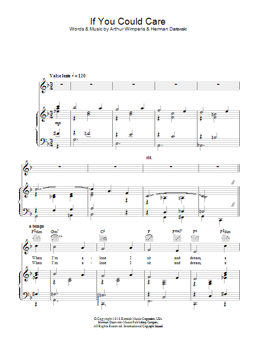 Learn to play Bruce Forsyth If You Could Care sheet music for Piano, Vocal & Guitar Chords in minutes. Price: 7.8900$ Bruce Forsyth If You Could Care sheet music notes and chords arranged for Piano, Vocal & Guitar Chords