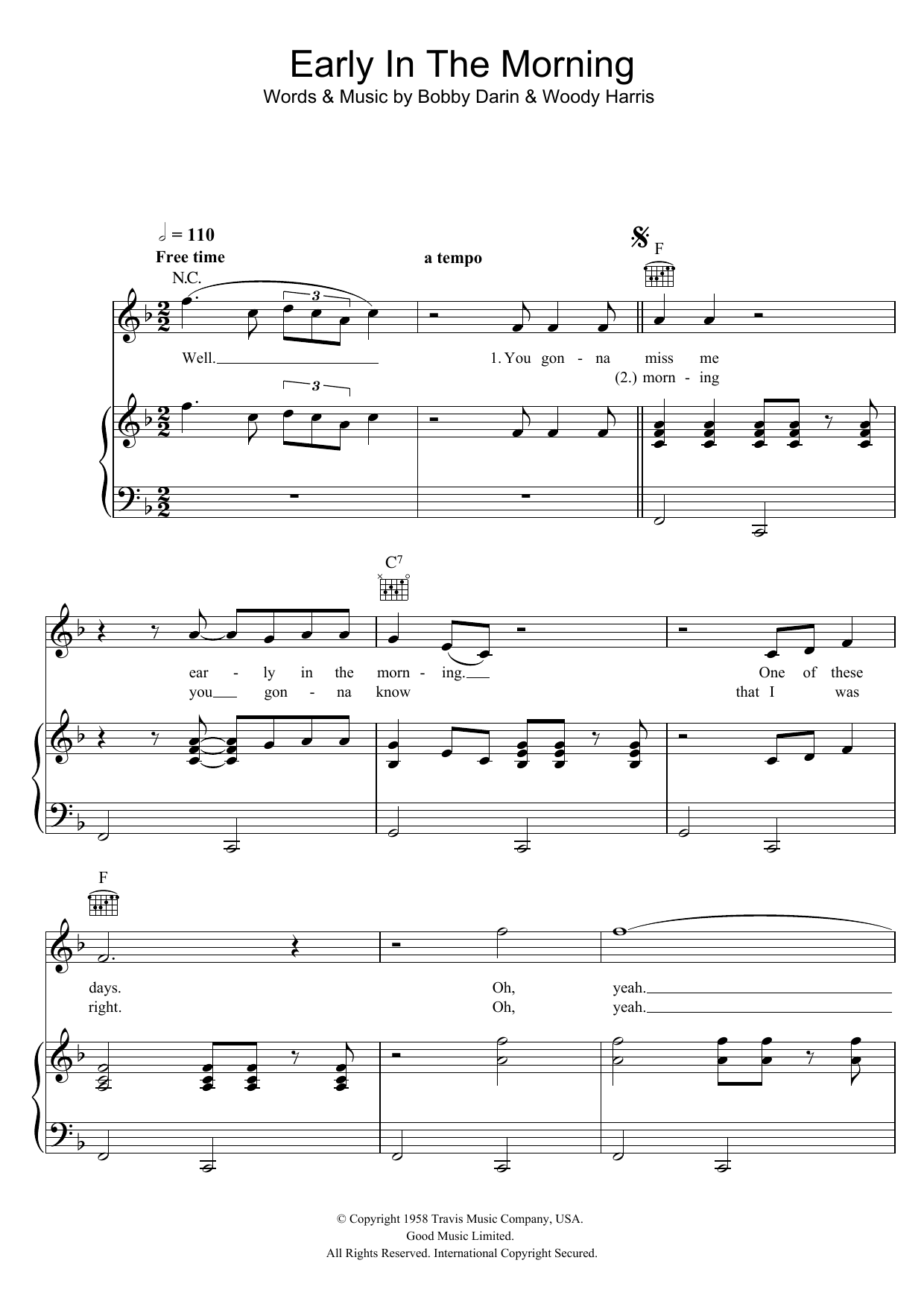 Learn to play Buddy Holly Early In The Morning sheet music for Piano, Vocal & Guitar Chords in minutes. Price: 7.8900$ Buddy Holly Early In The Morning sheet music notes and chords arranged for Piano, Vocal & Guitar Chords
