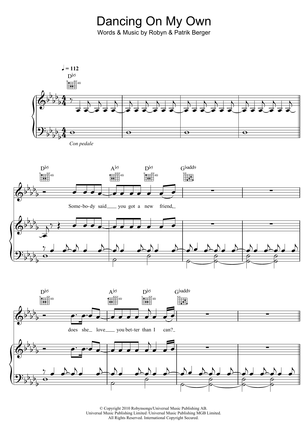 Calum Scott Dancing On My Own sheet music notes and chords. Download Printable PDF.