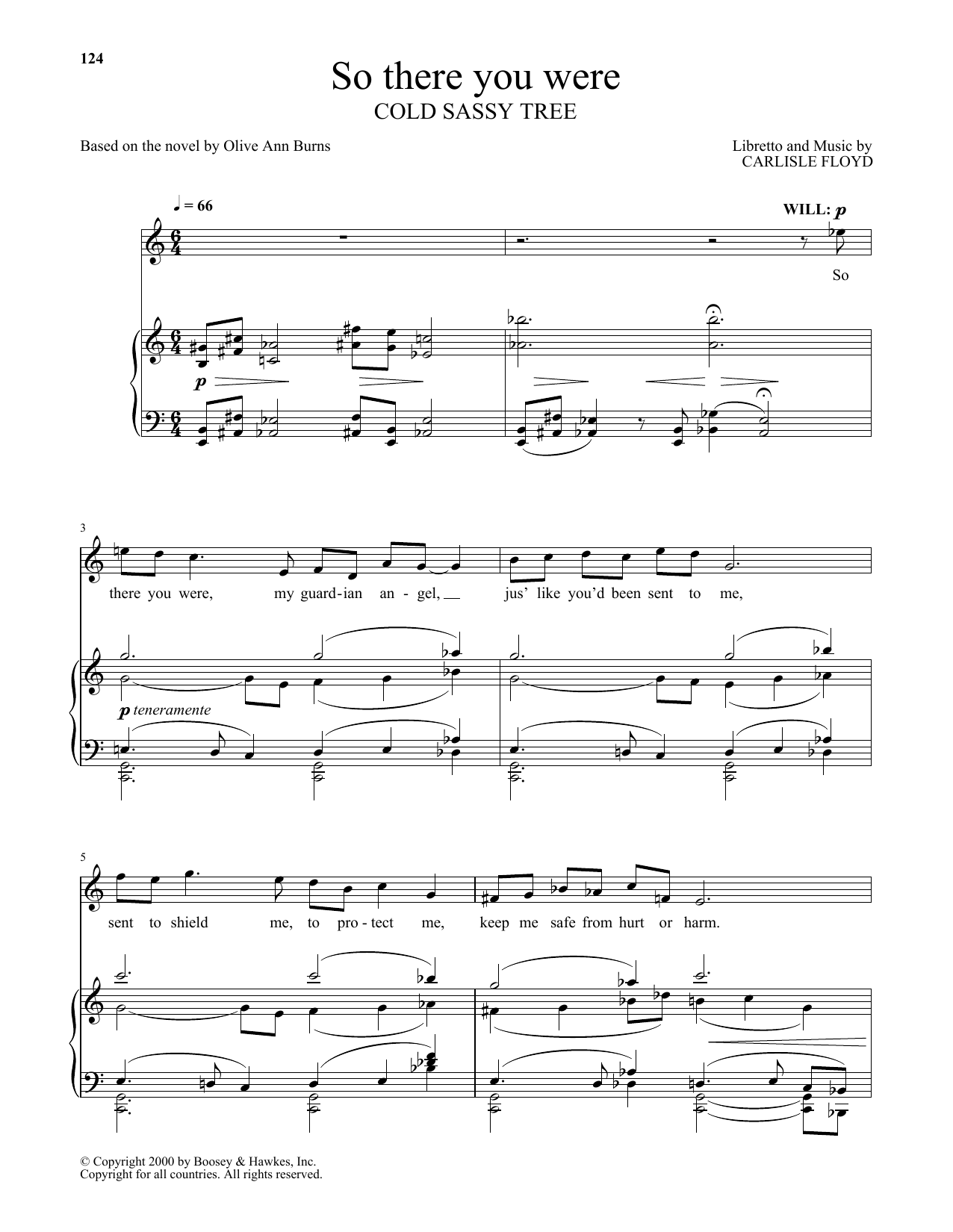 Learn to play Carlisle Floyd So there you were (from Cold Sassy Tree) sheet music for Piano & Vocal in minutes. Price: 7.8900$ Carlisle Floyd So there you were (from Cold Sassy Tree) sheet music notes and chords arranged for Piano & Vocal