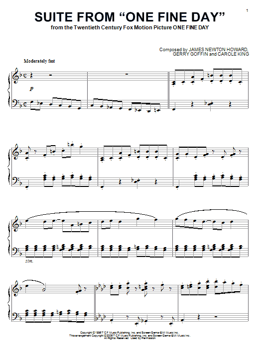 Learn to play Carole King Suite from Carole King Suite from