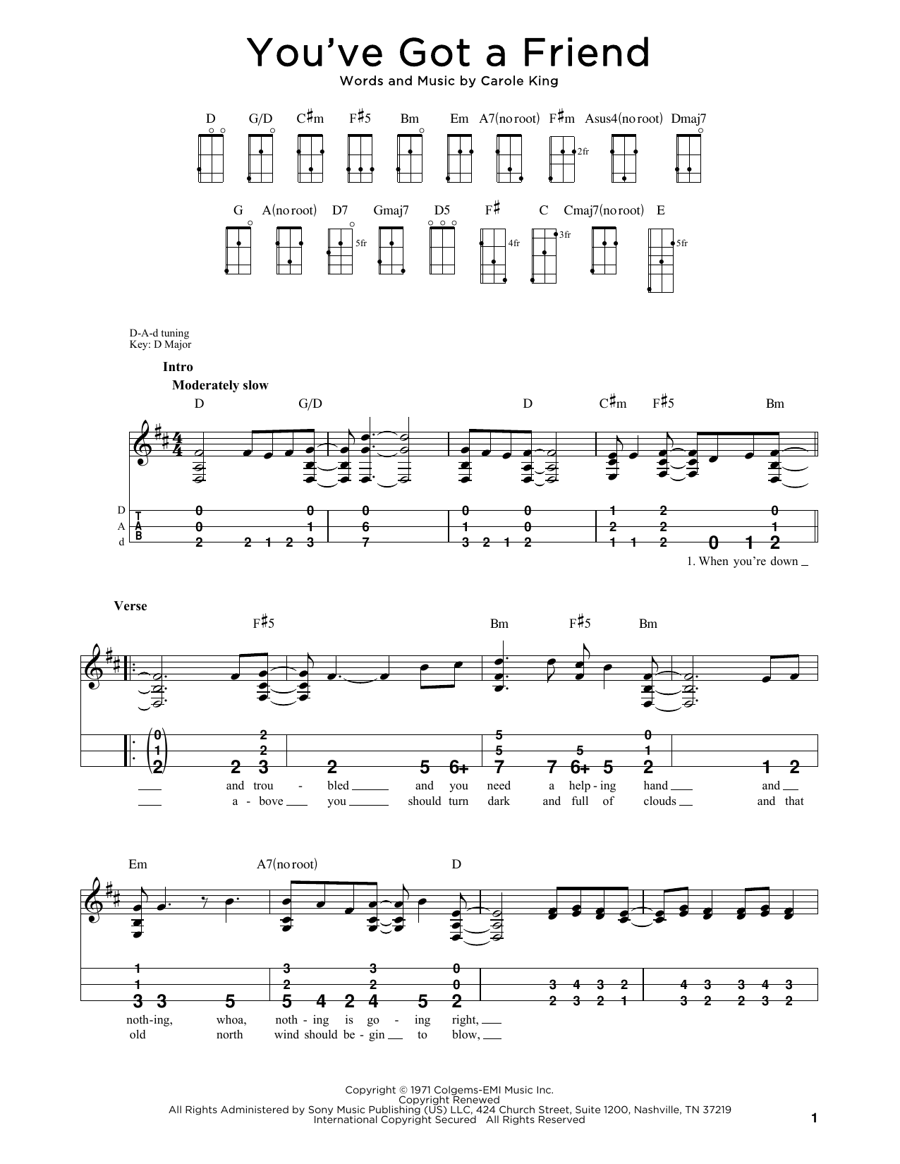 Carole King You've Got A Friend (arr. Steven B. Eulberg) sheet music notes and chords. Download Printable PDF.