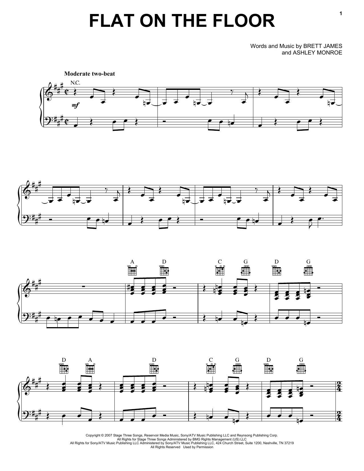 Learn to play Carrie Underwood Flat On The Floor sheet music for Piano, Vocal & Guitar Chords (Right-Hand Melody) in minutes. Price: 7.8900$ Carrie Underwood Flat On The Floor sheet music notes and chords arranged for Piano, Vocal & Guitar Chords (Right-Hand Melody)