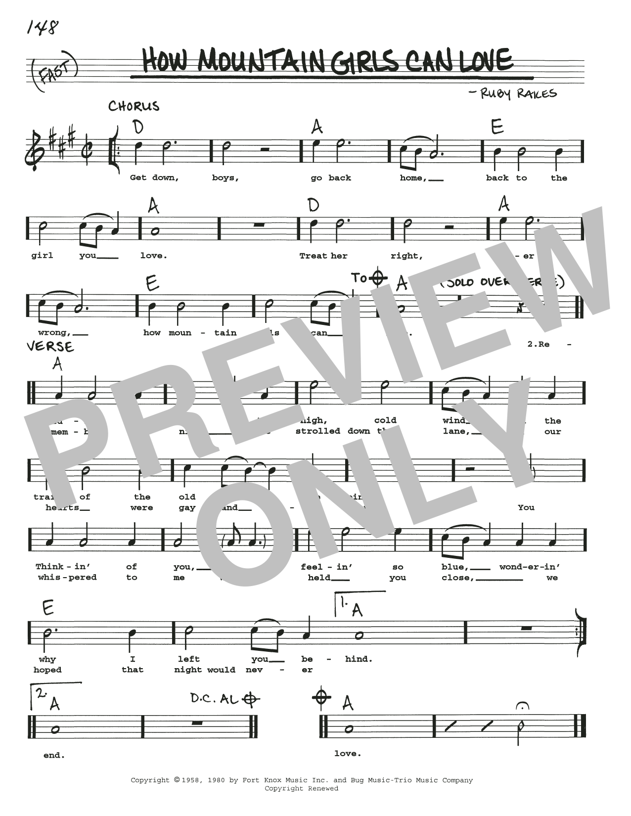 Carter Stanley How Mountain Girls Can Love sheet music notes and chords. Download Printable PDF.