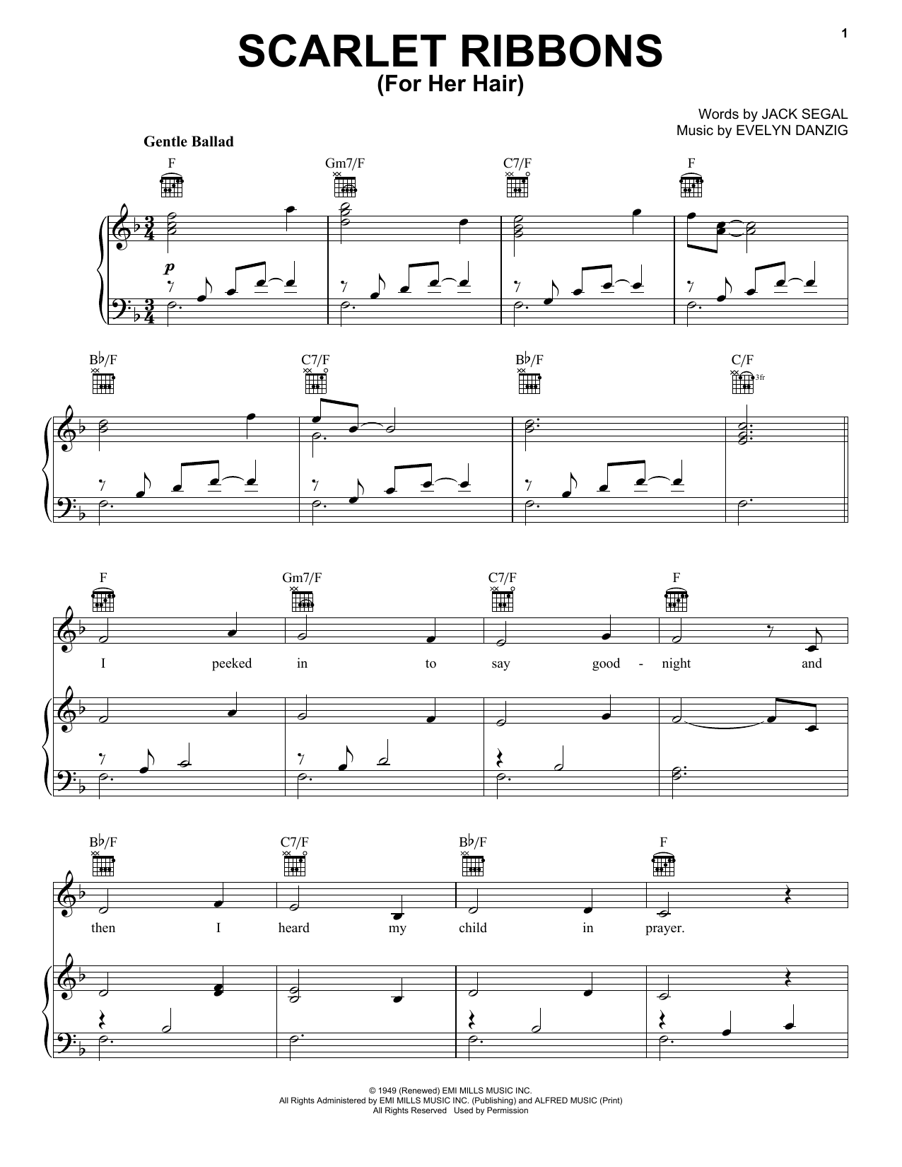 Celtic Thunder Scarlet Ribbons (For Her Hair) sheet music notes and chords. Download Printable PDF.