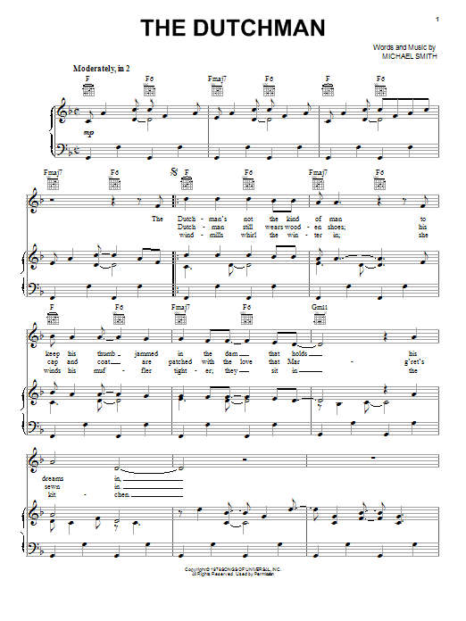 Celtic Thunder The Dutchman sheet music notes and chords. Download Printable PDF.