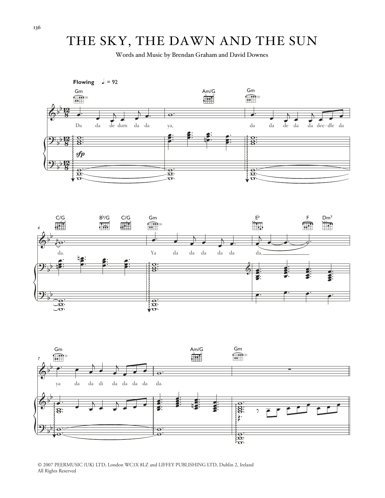 Learn to play Celtic Woman The Sky And The Dawn And The Sun sheet music for Piano, Vocal & Guitar Chords (Right-Hand Melody) in minutes. Price: 7.8900$ Celtic Woman The Sky And The Dawn And The Sun sheet music notes and chords arranged for Piano, Vocal & Guitar Chords (Right-Hand Melody)