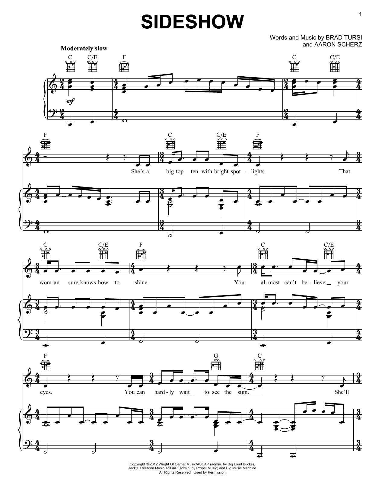 Learn to play Charles Esten Sideshow sheet music for Piano, Vocal & Guitar Chords (Right-Hand Melody) in minutes. Price: 7.8900$ Charles Esten Sideshow sheet music notes and chords arranged for Piano, Vocal & Guitar Chords (Right-Hand Melody)