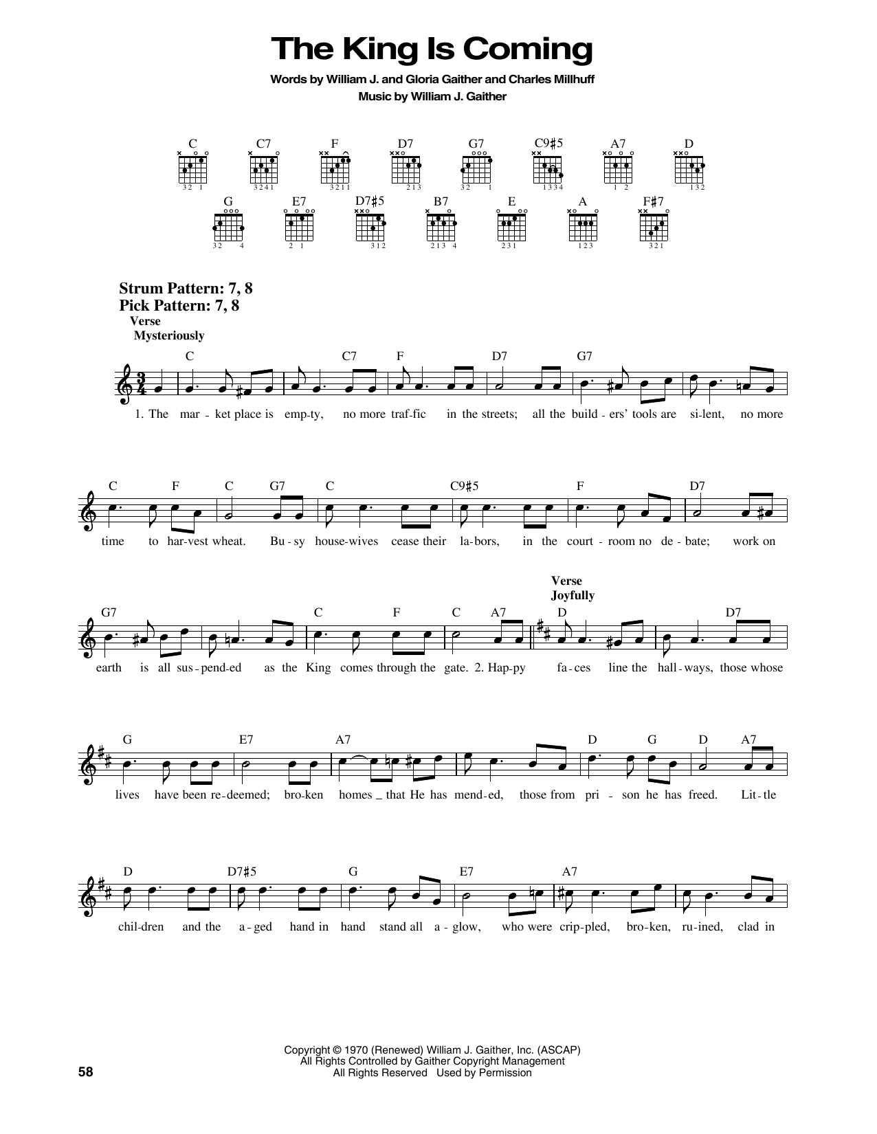 Charles Millhuff The King Is Coming sheet music notes and chords. Download Printable PDF.