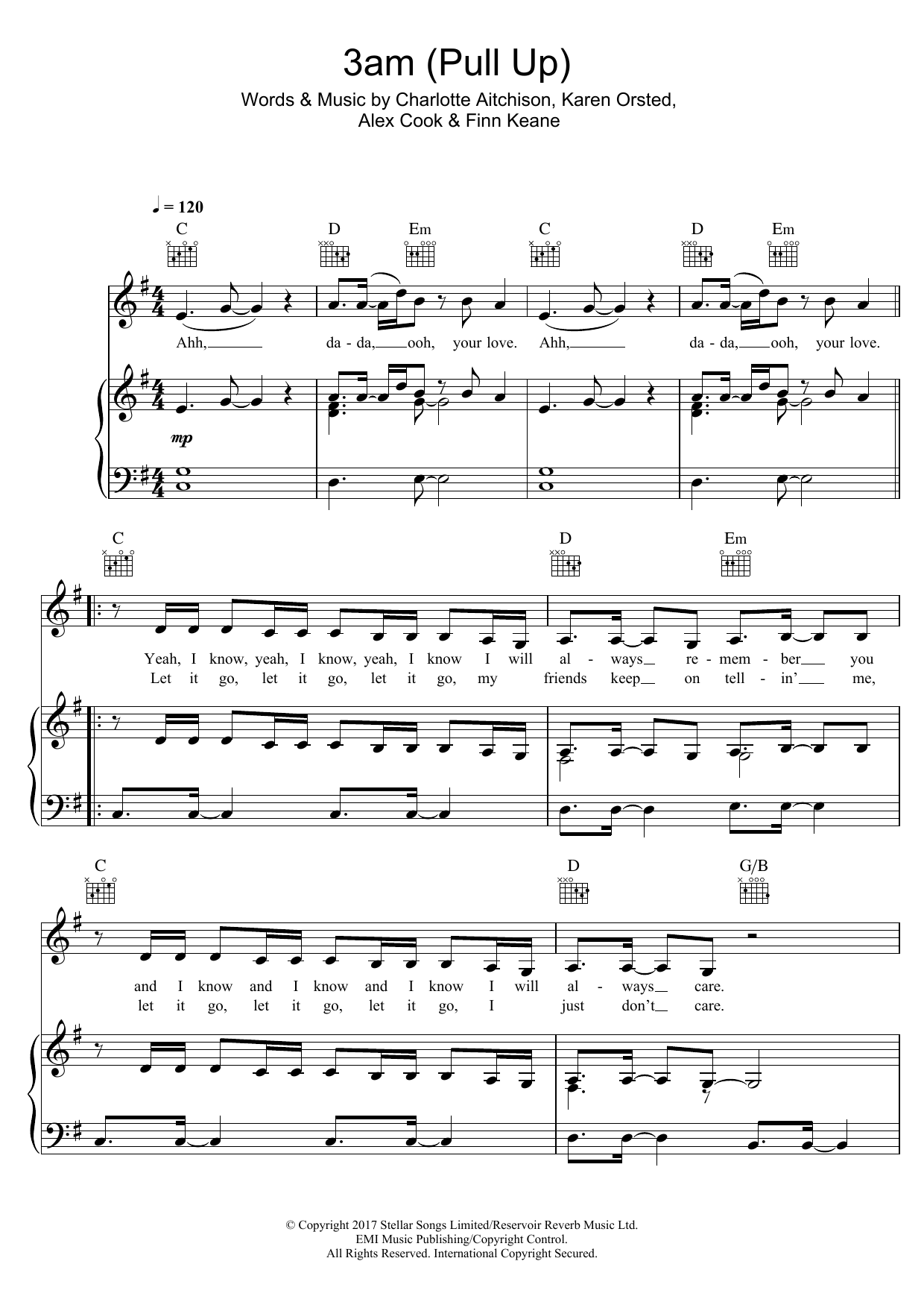 Learn to play Charli XCX 3am (Pull Up) (feat. MØ) sheet music for Piano, Vocal & Guitar Chords in minutes. Price: 7.8900$ Charli XCX 3am (Pull Up) (feat. MØ) sheet music notes and chords arranged for Piano, Vocal & Guitar Chords