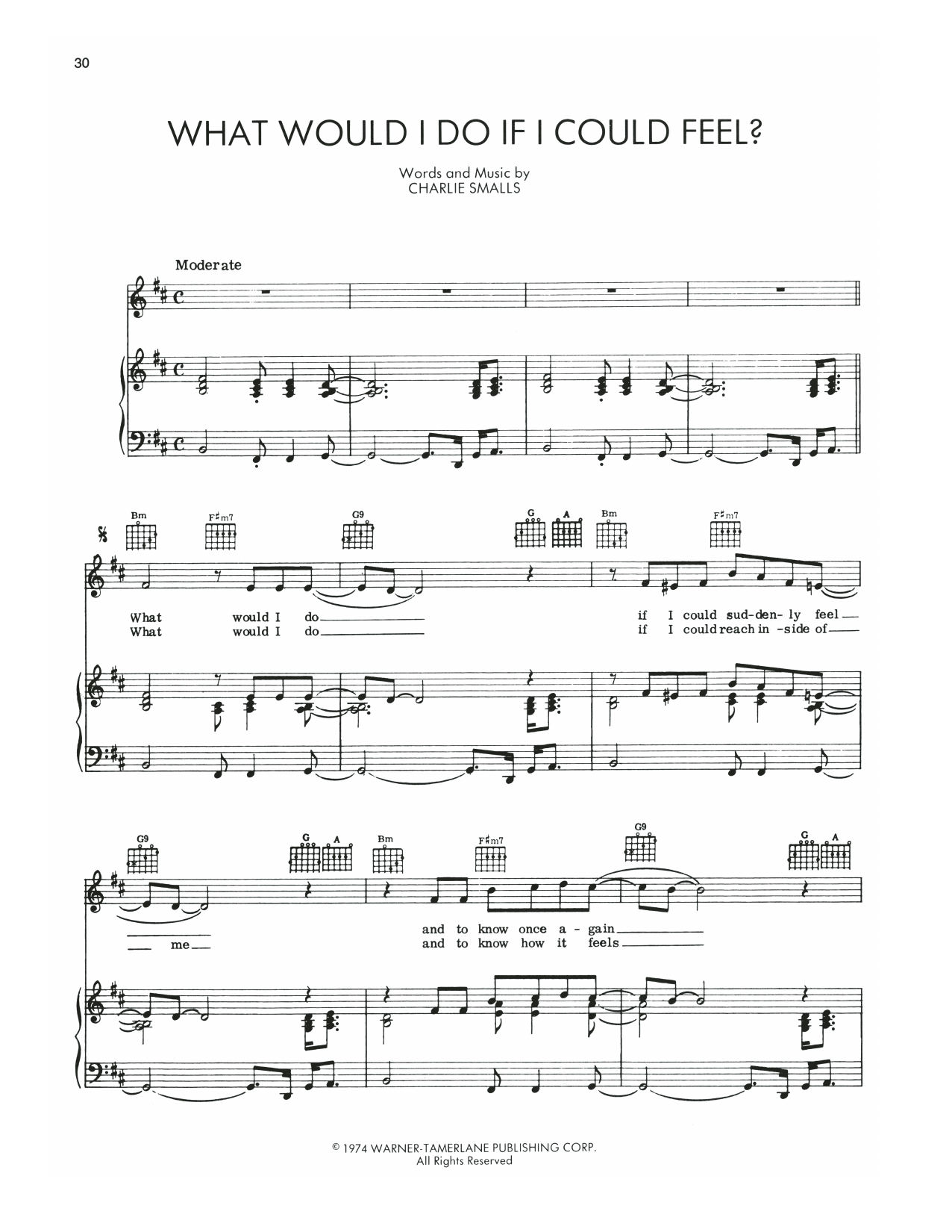 Charlie Smalls What Would I Do If I Could Feel? (from The Wiz) sheet music notes and chords. Download Printable PDF.