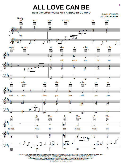 Charlotte Church All Love Can Be sheet music notes and chords. Download Printable PDF.