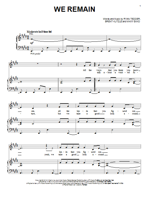 Learn to play Christina Aguilera We Remain sheet music for Piano, Vocal & Guitar Chords (Right-Hand Melody) in minutes. Price: 7.8900$ Christina Aguilera We Remain sheet music notes and chords arranged for Piano, Vocal & Guitar Chords (Right-Hand Melody)