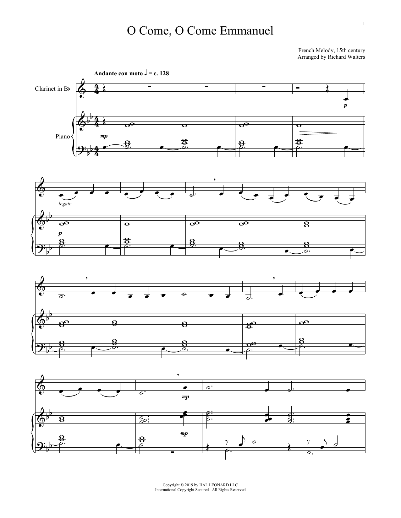 Christmas Carol O Come, O Come, Emmanuel sheet music notes and chords. Download Printable PDF.