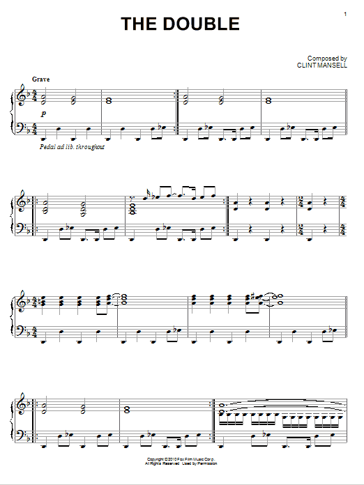 Learn to play Clint Mansell The Double (from Black Swan) sheet music for Piano Solo in minutes. Price: 7.8900$ Clint Mansell The Double (from Black Swan) sheet music notes and chords arranged for Piano Solo