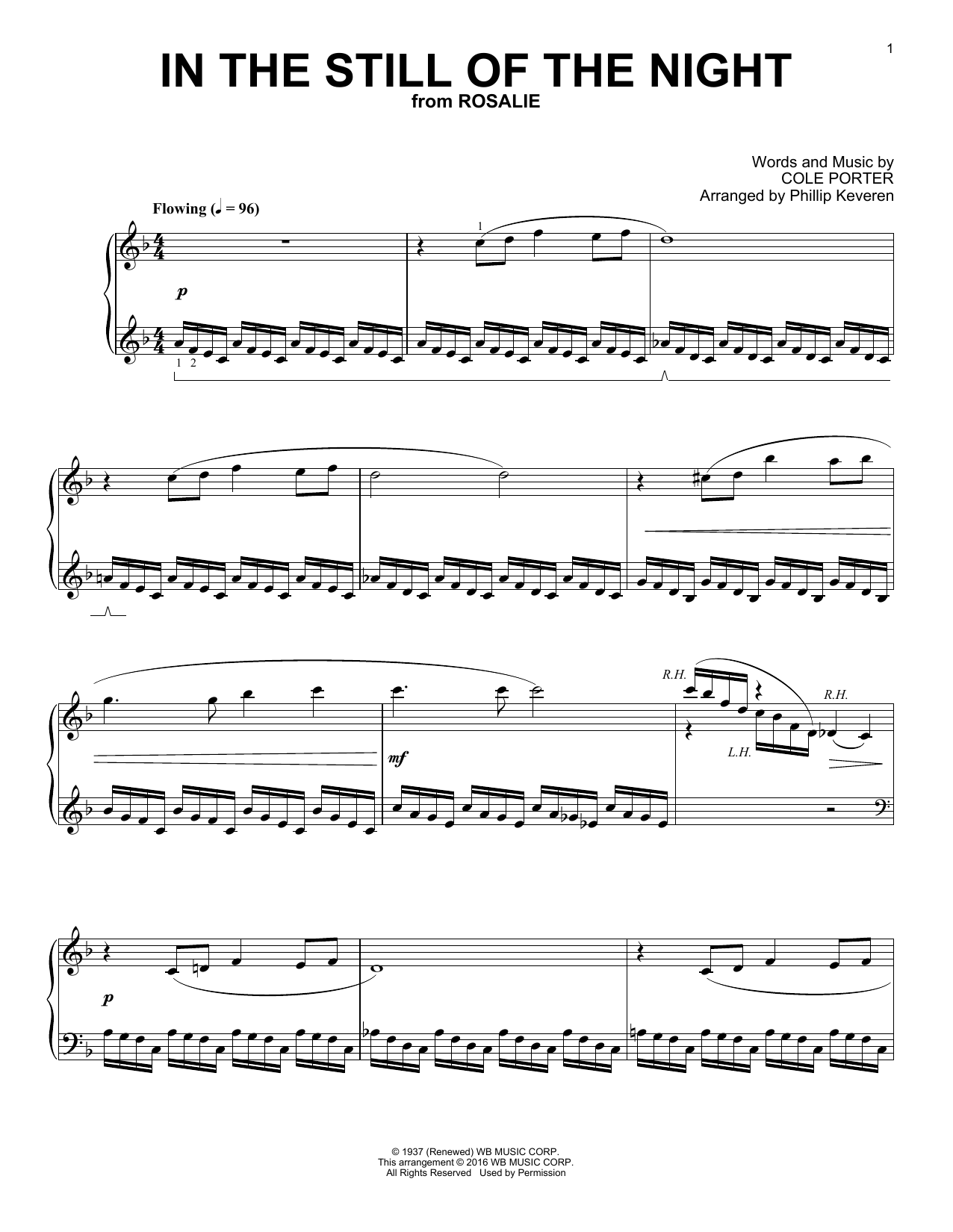 Learn to play Phillip Keveren In The Still Of The Night sheet music for Piano Solo in minutes. Price: 7.8900$ Phillip Keveren In The Still Of The Night sheet music notes and chords arranged for Piano Solo