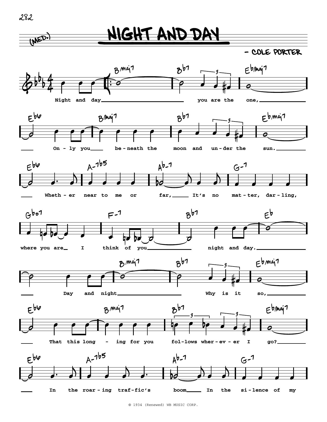 Learn to play Cole Porter Night And Day (High Voice) sheet music for Real Book – Melody, Lyrics & Chords in minutes. Price: 5.9900$ Cole Porter Night And Day (High Voice) sheet music notes and chords arranged for Real Book – Melody, Lyrics & Chords