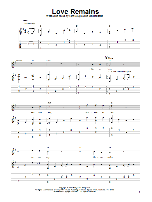 Collin Raye Love Remains sheet music notes and chords arranged for Piano, Vocal & Guitar Chords (Right-Hand Melody)