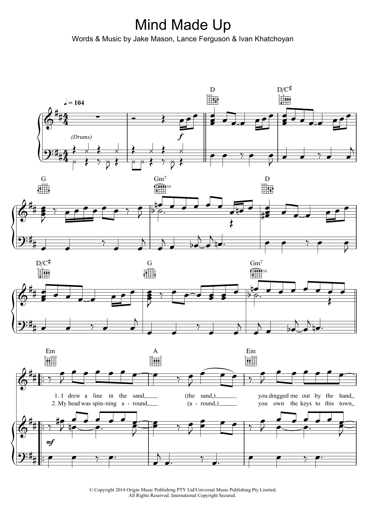 Learn to play Cookin’ on 3 Burners Mind Made Up sheet music for Piano, Vocal & Guitar Chords in minutes. Price: 7.8900$ Cookin’ on 3 Burners Mind Made Up sheet music notes and chords arranged for Piano, Vocal & Guitar Chords